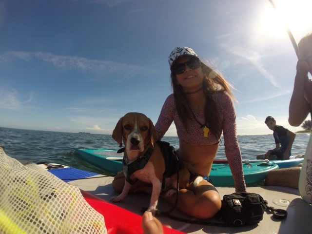 Disfrutando en compania