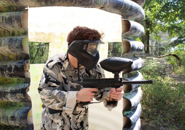 Jugador de paintball en Culiacan