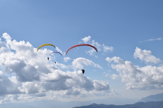 Sesion de vuelo en parapente