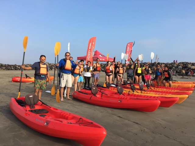 kayak en isla sacrificio
