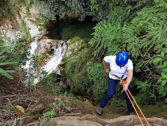 desciende en rappel por puebla