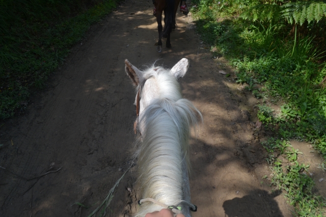 cabalgando en Cuetzalan Puebla