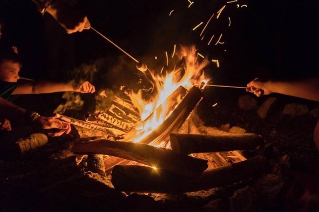 Noche de fogata