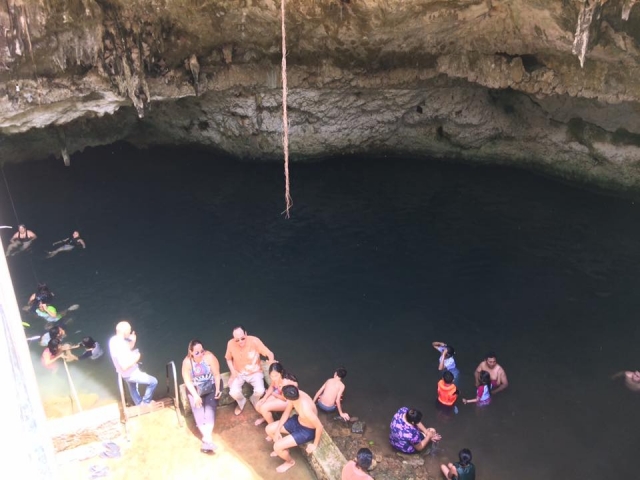 Parador Ecoturístico Cenote Yaxbacaltun Rappel