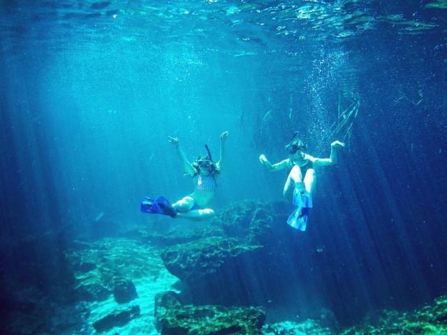 Snorkel en cenote