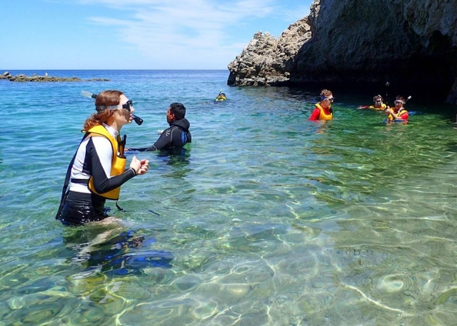 Experimenta del snorkel