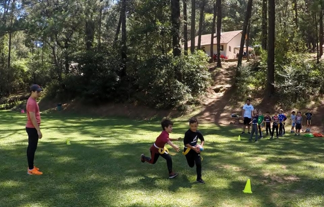 Jugando al aire libre