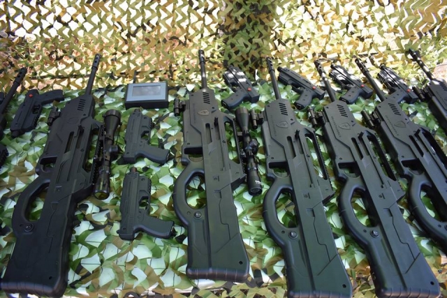 Pistolas de laser