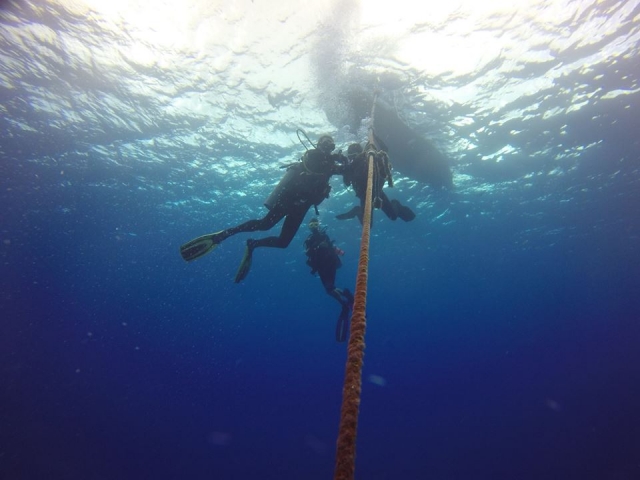 Descendiendo con guia