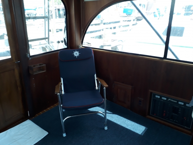 Sillon en el interior del bote