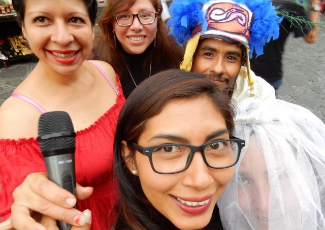Equipo de los visitas guiadas interactivos