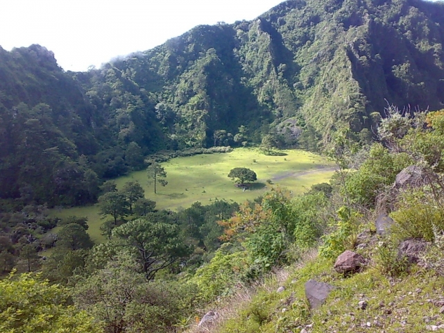 Vista desde la cima de Ceboruco
