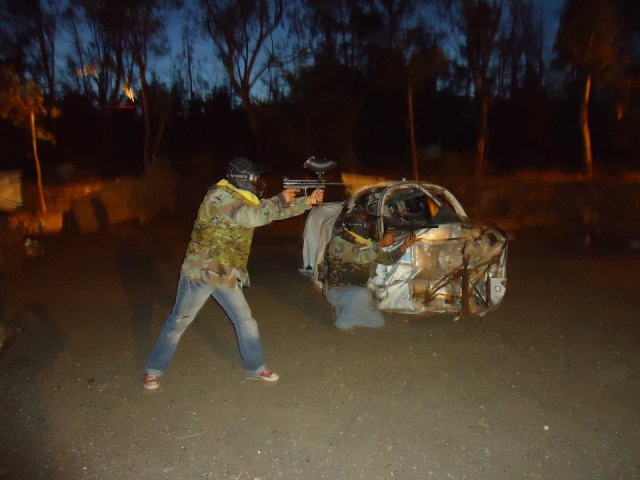 Podrán hacer paintball nocturno