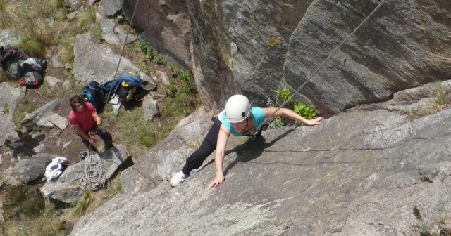 Rappel en los mejoternera lugaternera de Huasca
