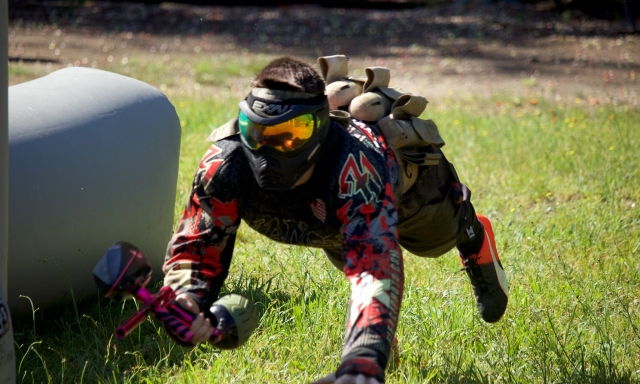 Equipo completo para partida de paintball
