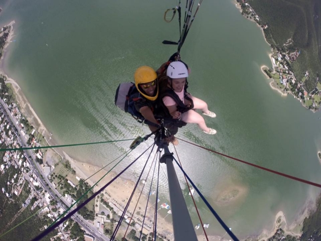 Vuelo en parapente biplaza