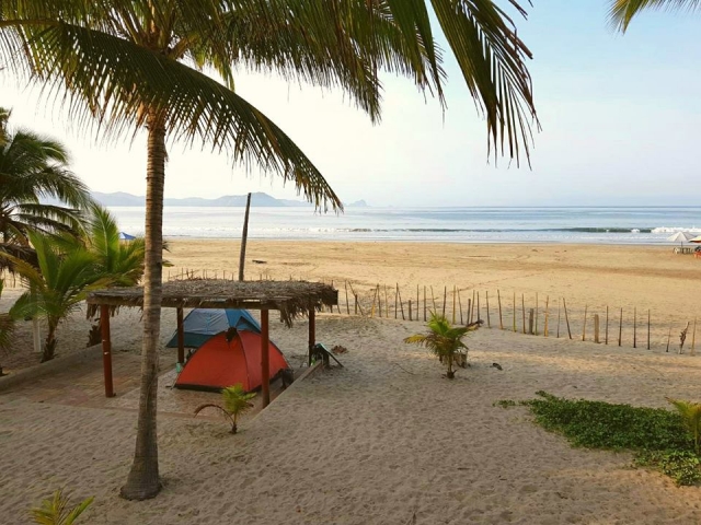 Camping en playa en jalisco