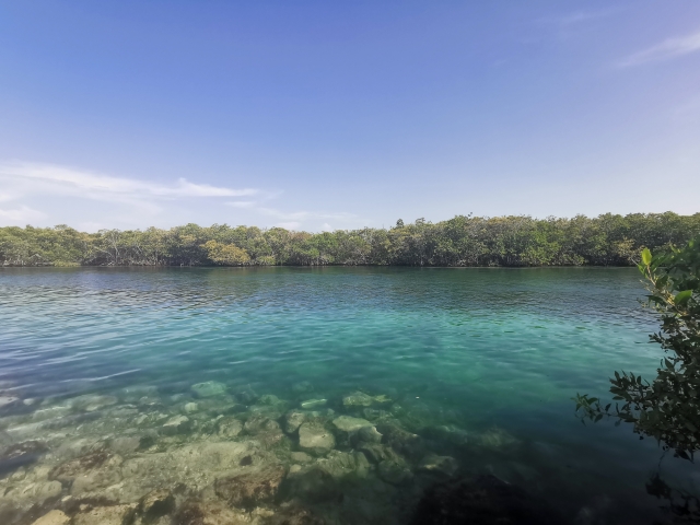 Panorama laguna Nichupté