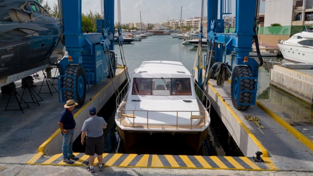 Yate en caribe mexicano