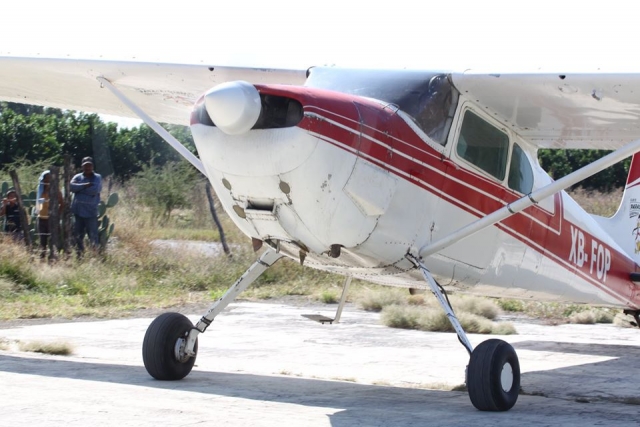 Avioneta para vuelo panorámico