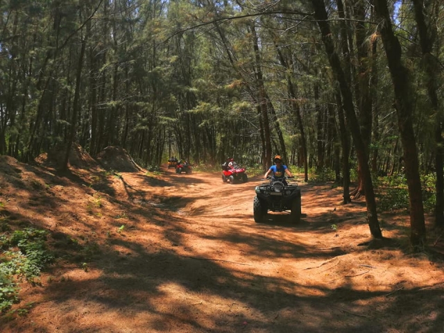 Senderos en Veracruz en quad
