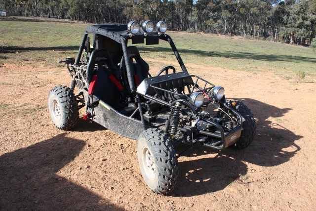Buggies listos para el recorrido