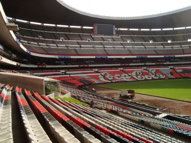 Gradas en el estadio
