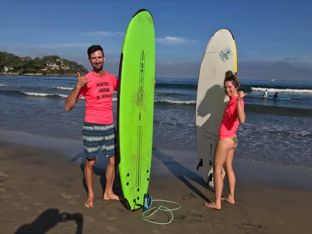 Posando con las tablas