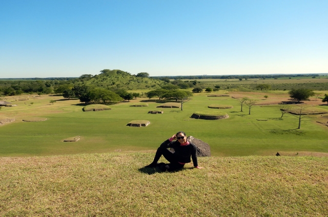 Fotos en la zona arqueológica