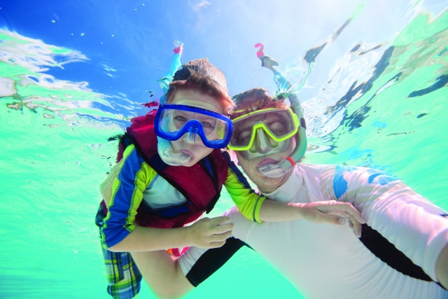 Practicando Snorkel en Huatulco