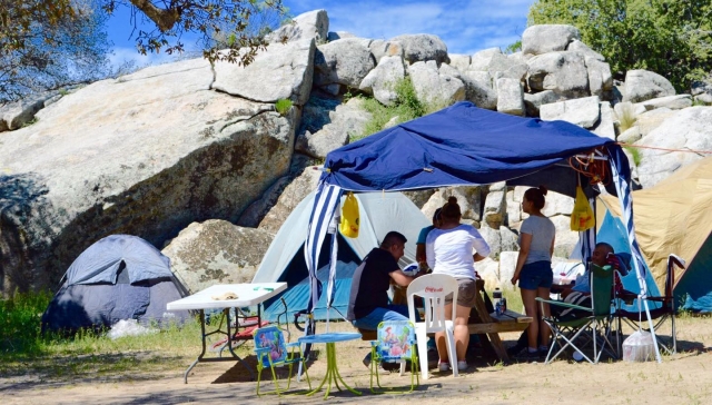 Campamento en familia