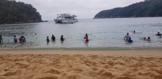 Nada y haz snorkel en la playa 