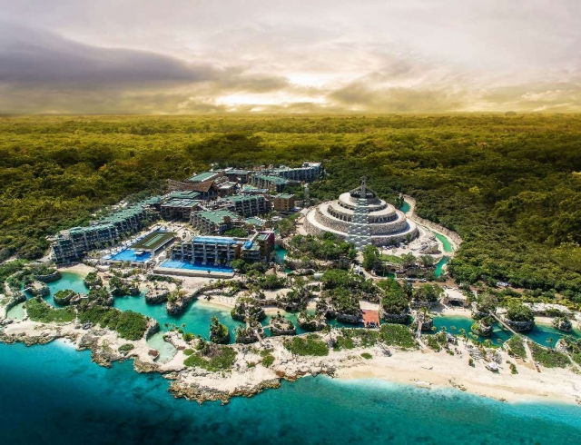 Atardecer en Xcaret