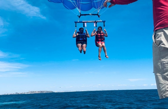 Parascending en Mar de Cortez