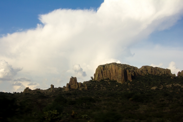 Vistas hacia los peñones