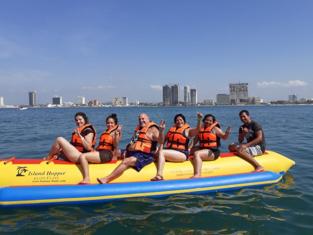 Desafía a la banana en la costa de Mazatlán