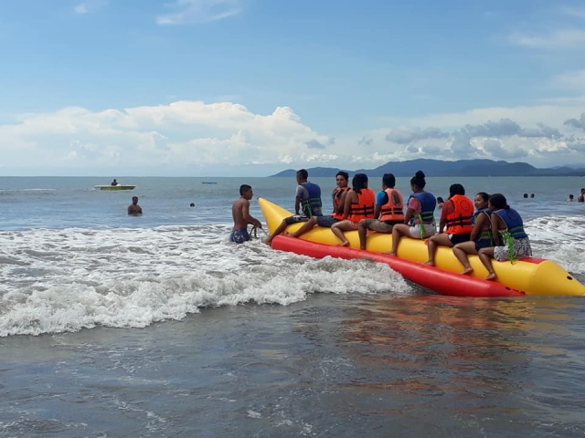 Aventura en banana boat Ixtapa