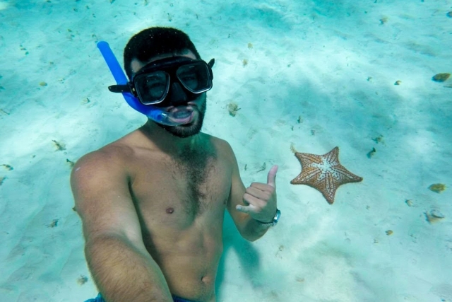 Snorkel en bahia Barra de Navidad