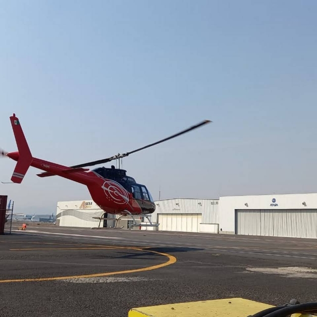 Volando desde el hangar