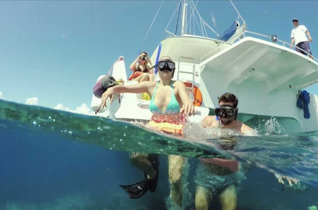 Snorkel desde catamarán