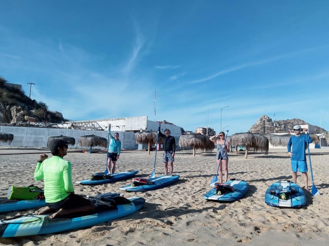Aprendiendo paddte surf