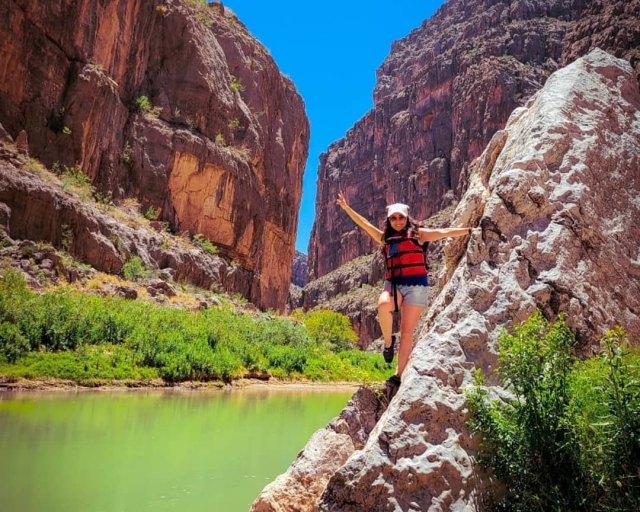 Disfrutando la aventura