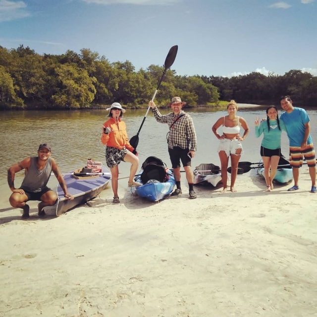Equipo de kayaking