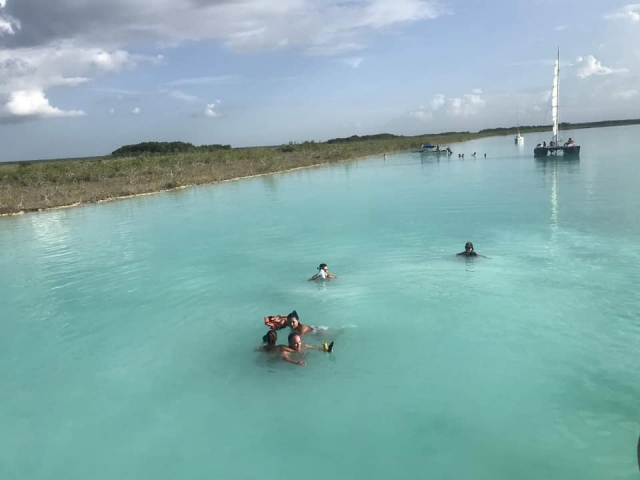 Snorkel en la laguna