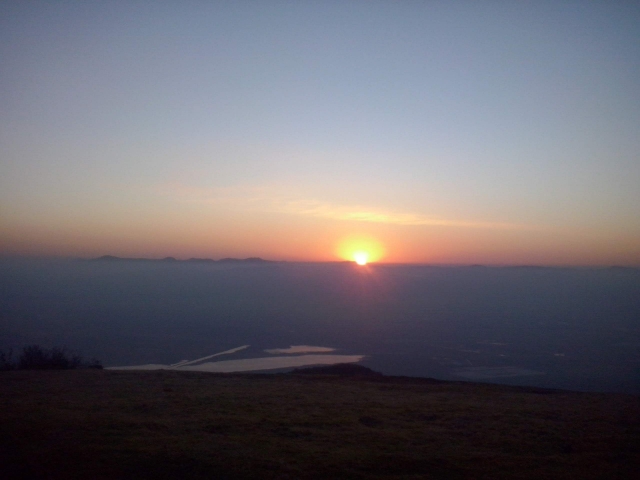 Amanecer en parapente