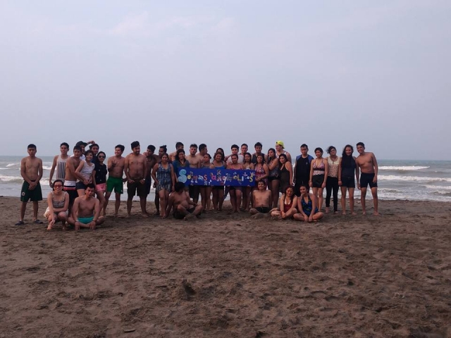 Grupo en la playa