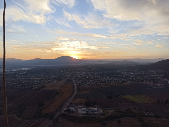 Vista desde el globo