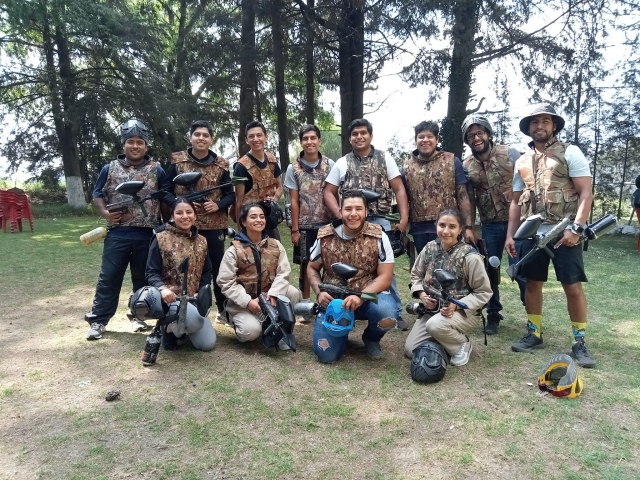 Equipo para jugar paintball