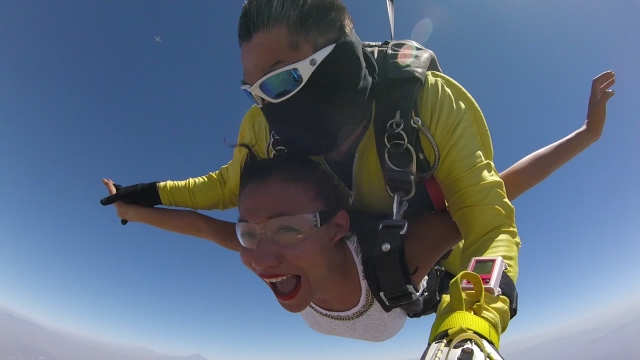 Salto desde avión