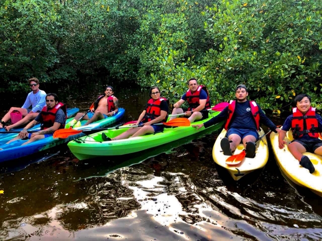Paseo en kayaks